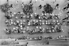 Cafetería Solymar. Plaza de la Marina. Agosto de 1963. Málaga, España.