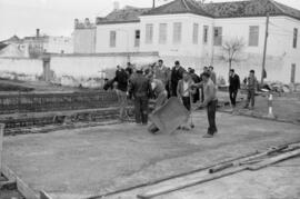 Arroyo de los Ángeles. Embovedado. Febrero de 1963. Málaga, España.