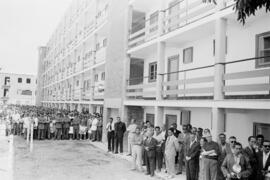 Inauguración Barriada 4 de diciembre. Agosto de 1959. Málaga, España.