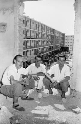 Inauguración Barriada 4 de diciembre. Agosto de 1959. Málaga, España.