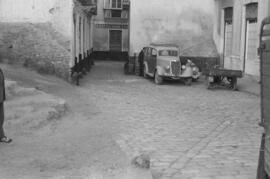 Calle del Marqués. Al fondo, calle Marqués Villafiel. Octubre de 1958. Málaga. España