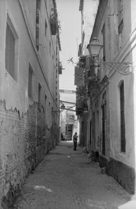 Calle Jiménez, barrio de El Perchel. 1971. Málaga, España.