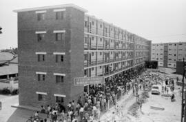 Inauguración Barriada 4 de diciembre. Agosto de 1959. Málaga, España.