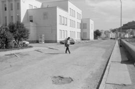 Obras en El Ejido. Escuela Normal de Magisterio. Noviembre de 1971. Málaga (España).