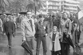 Manifestación por la autonomía de Andalucía. 1977-12-04. Málaga, España. 1.1: Preparativos.