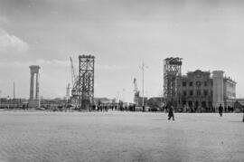 Puerto de Málaga. Remodelación de la entrada principal. Febrero de 1960. Málaga. España