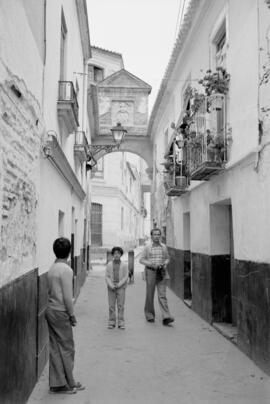 Calle Arco, barrio de El Perchel. 1974, febrero. Málaga, España.