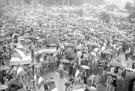 Manifestación por la autonomía de Andalucía. 1977-12-04. Málaga, España. 1.8. Manifestación.