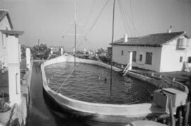 Hotel Costa del Sol en Torremolinos. Julio de 1954. Málaga (España)