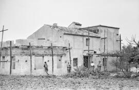 Viviendas. Marzo de 1954. Marbella, Málaga. España.