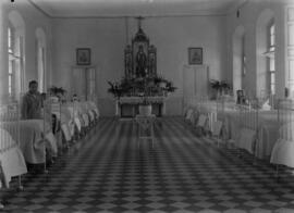 Hospital Civil. Habitación de enfermos. Málaga, España.