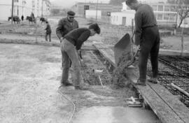 Arroyo de los Ángeles. Embovedado. Febrero de 1963. Málaga, España.