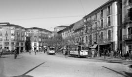 Acera de la Marina. Calle Larios. Calle Martínez. Alameda Principal. Muro de Espartería. Málaga (...