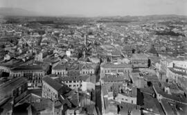 Vista parcial desde la torre de la Catedral. Málaga (España)