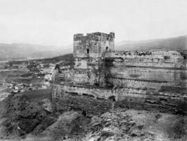 Castillo de Gibralfaro. Torre Blanca. Calle Cristo de la Epidemia. Málaga (España)