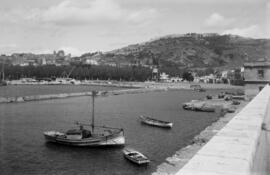 Puerto. Alcazaba. Castillo de Gibralfaro. Coracha. Parque. Paseo de la Farola. Málaga (España)