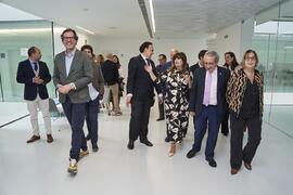 Visita a la nueva facultad de Psicología y Logopedia de la Universidad de Málaga tras su inauguración. Campus de Teatinos. Octubre de 2022