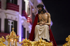 Santo Cristo Coronado de Espinas. Estación de Penitencia de la Hermandad de los Estudiantes. Málaga. Abril de 2022