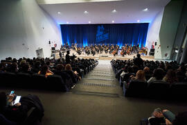 Concierto de Bandas Sonoras de la 31 edición de Fancine de la Universidad de Málaga. Auditorio de la Escuela Técnica de Ingeniería de Telecomunicaciones e Informática. Noviembre de 2021