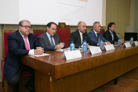 Mesa presidencial. Primer encuentro "10Graduadxs10". Facultad de Ciencias Económicas y Empresariales. Octubre de 2017