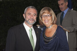 Cena de gala con motivo al homenaje para los jubilados y personal que cumple 25 años de servicio en la Universidad de Málaga. Jardín Botánico. Junio de 2010