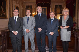 Firma de convenio entre la Universidad de Málaga Y ADIF en apoyo al Proyecto "Andalucía Tech". Antequera, Málaga. Octubre de 2010