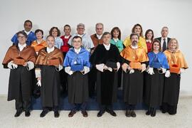 Foto de grupo. Toma de posesión del Rector de la Universidad de Málaga y su equipo de gobierno. Paraninfo. Marzo de 2024