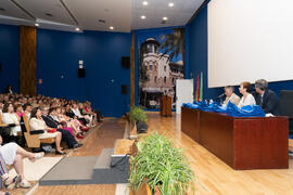 Intervención de José Jesús Delgado. Graduación y clausura del curso del Aula de Mayores de la Universidad de Málaga. Paraninfo. Junio de 2019