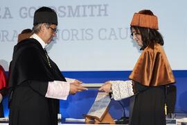 Investidura de Andrea Goldsmith como doctora "Honoris Causa" por la Escuela Técnica Superior de Ingeniería de Telecomunicación de la Universidad de Málaga. Paraninfo. Octubre de 2024