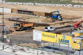Construcción de la nueva Facultad de Psicología. Campus de Teatinos. Marzo de 2018