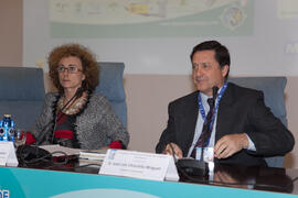 Marta Carranza y José Luis Chinchilla. Conferencia inaugural del 4º Congreso Internacional de Actividad Físico-Deportiva para Mayores. Escuela Técnica Superior de Ingeniería Informática y Telecomunicaciones. Marzo de 2011