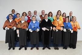 Foto de grupo. Toma de posesión del Rector de la Universidad de Málaga y su equipo de gobierno. Paraninfo. Marzo de 2024