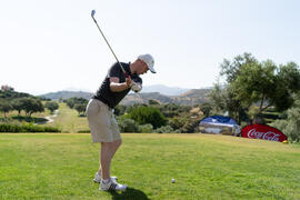 Golfista de la Universidad de Stirling. Campeonato Europeo de Golf Universitario. Antequera. Junio de 2019