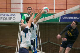 Partido UCAM - Universidad de Almería. Campeonato de España Universitario de Voleibol. Complejo Polideportivo Universitario. Abril de 2018