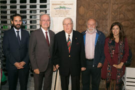 Inauguración de la placa conmemorativa de la Casa Natal de Eugenio Chicano. Málaga. Octubre de 2017