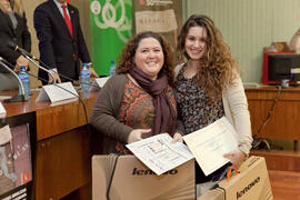 Entrega de premios de la VII Olimpiada de Economía. Facultad de Ciencias Económicas y Empresariales. Febrero de 2015