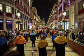Estación de Penitencia de la Hermandad de los Estudiantes. Málaga. Abril de 2022
