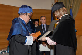 Investidura como Doctor "Honoris Causa" de D. Antonio García-Bellido por la Facultad de Ciencias de la Universidad de Málaga. Rectorado. Marzo de 2015