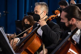 Concierto de Bandas Sonoras de la 30 edición de Fancine de la Universidad de Málaga. Auditorio de la Escuela Técnica de Ingeniería de Telecomunicaciones e Informática. Noviembre de 2020