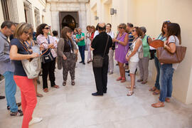 Visita guiada por el centro histórico. Olimpiada Española de Economía, Fase Nacional. Sala Unicaja de Conciertos María Cristina. Málaga. Junio de 2015