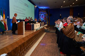 Discurso de investidura de Bernardo Quintero como Doctor "Honoris Causa" por la Universidad de Málaga. Paraninfo. Marzo de 2025