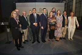Foto de grupo. Toma de posesión de D. Teodomiro López Navarrete como Rector de la Universidad de Málaga. Palacio de San Telmo, Sevilla. Febrero de 2024