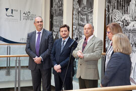 Presentación de la exposición "Semana Santa, 1972. UMA 40 años compartiendo futuro". Rectorado. Marzo de 2013
