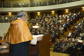 Investidura como Doctor "Honoris Causa" de D. Juan Jiménez Aguilar por la Universidad de Málaga. Facultad de Derecho. Junio de 2010