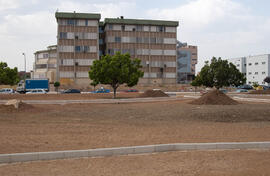 Obras del Bulevar del Campus de Teatinos. Julio de 2006