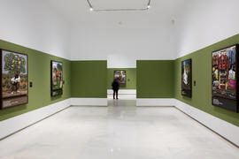 Exposición "Aguatintas por Seguiriyas", de Eugenio Chicano. Palacio Episcopal de Málaga. Enero de 2019