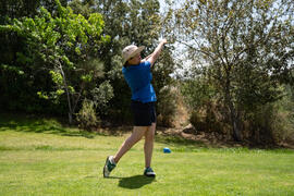 Jugadora de la Universidad de Toulouse Capitole. Campeonato Europeo de Golf Universitario. Antequera. Junio de 2019