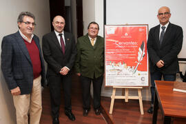 Presentación de la conferencia "El pensamiento económico en la época y en la obra de Cervantes", de José Juan Benítez Rochel. Centro de Estudios Hispano Marroquí. Marzo de 2016