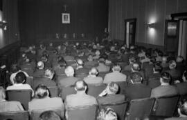 Málaga. Conferencia en la Casa Cultura. Mayo de 1963