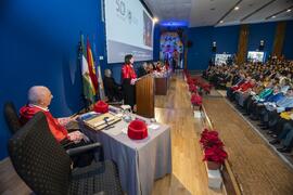 Discurso de Emilia Casas Baamonde en su investidura como Doctora "Honoris Causa" por la Facultad de Derecho de la Universidad de Málaga. Paraninfo. Noviembre de 2022